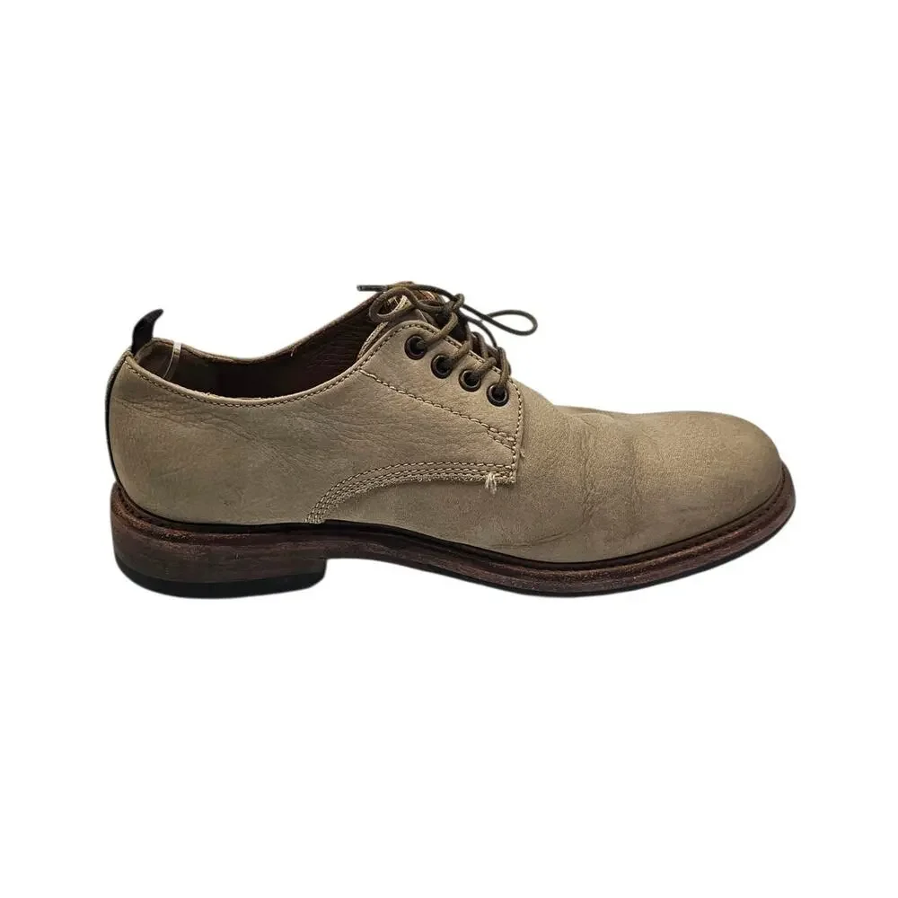 Frye Men's Leather Murray Oxford Dress Shoes Taupe Tan Size 8